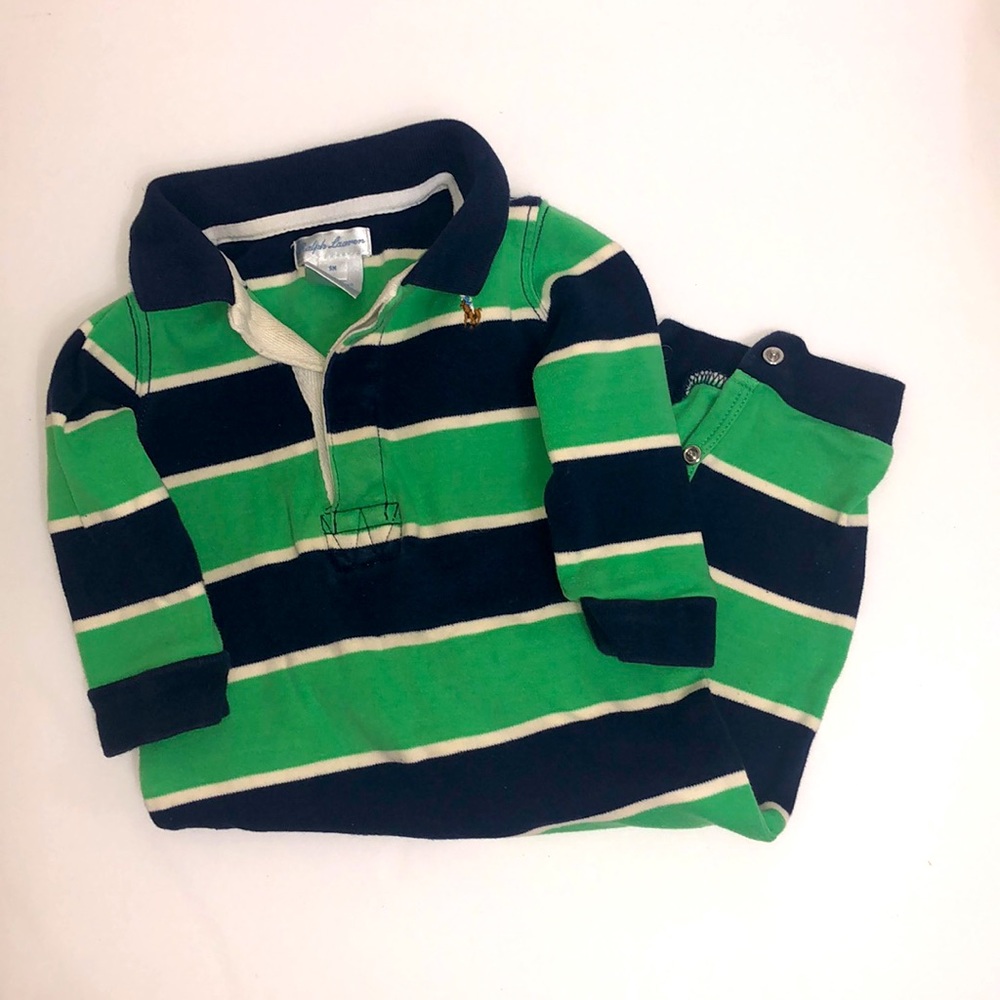 Ralph Lauren one piece romper. 9 month.